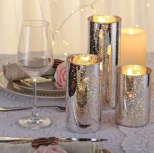 Final Last Chance to buy, NO OFFERS Silver Mercury Candle Holders